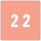 Smead Label, Dcc, Endtab, 2, Pink Pk SMD67422 - alternate 1
